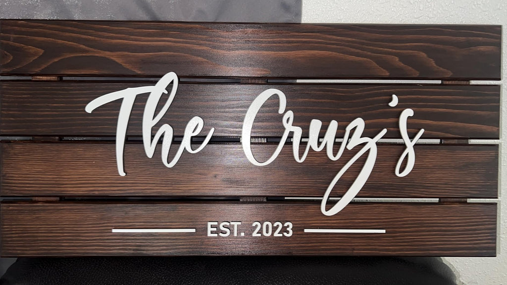 Where Our Story Begins - Personalized Family Wood Sign