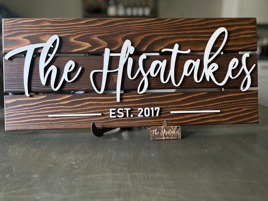 Where Our Story Begins - Personalized Family Wood Sign