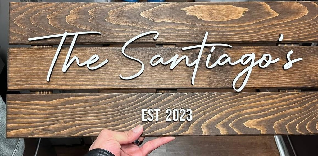 Where Our Story Begins - Personalized Family Wood Sign