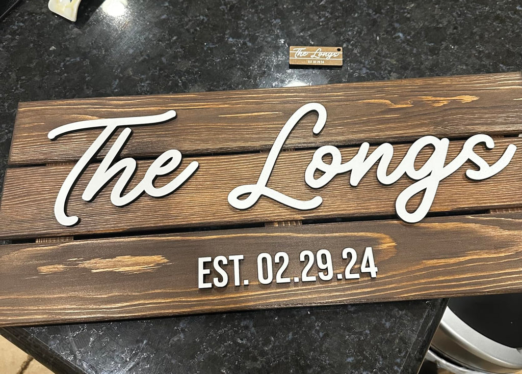 Where Our Story Begins - Personalized Family Wood Sign