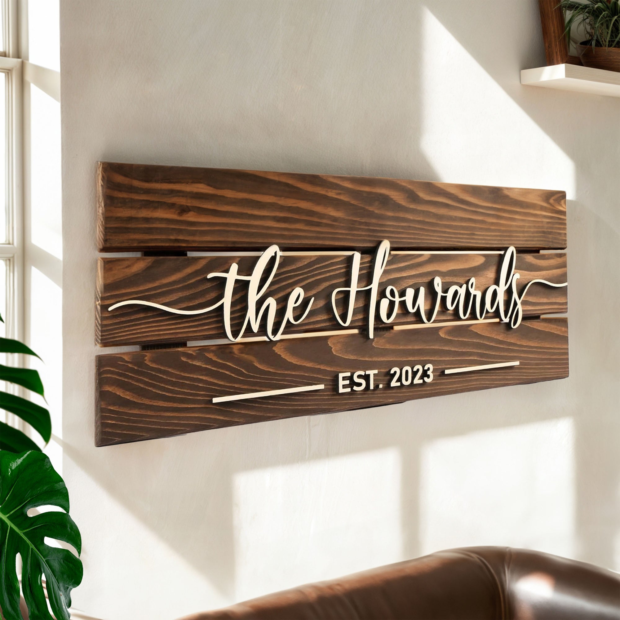 Where Our Story Begins - Personalized Family Wood Sign