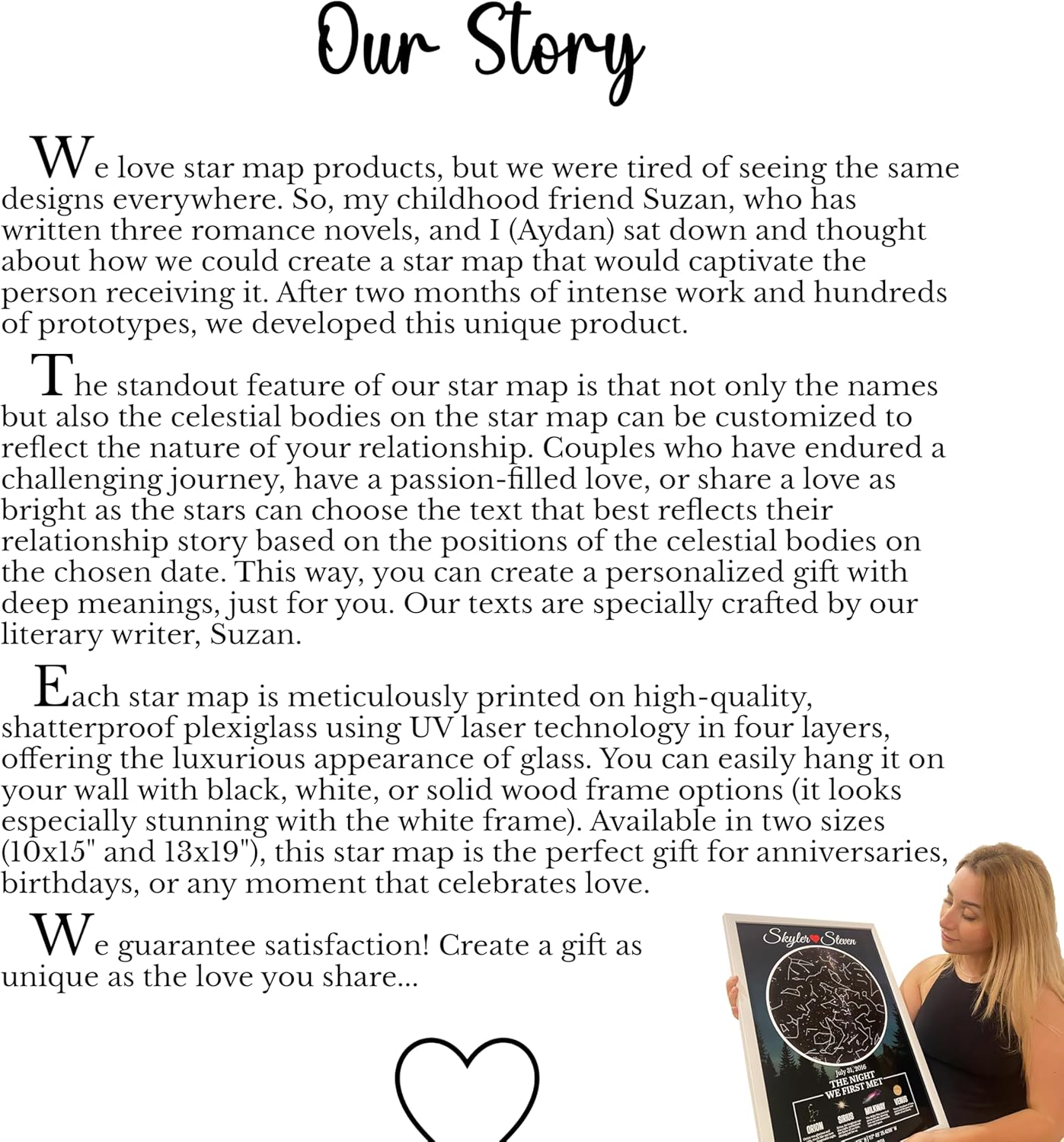 The Sky Where Our Love Was Written - Personalized Star Map(Glass)